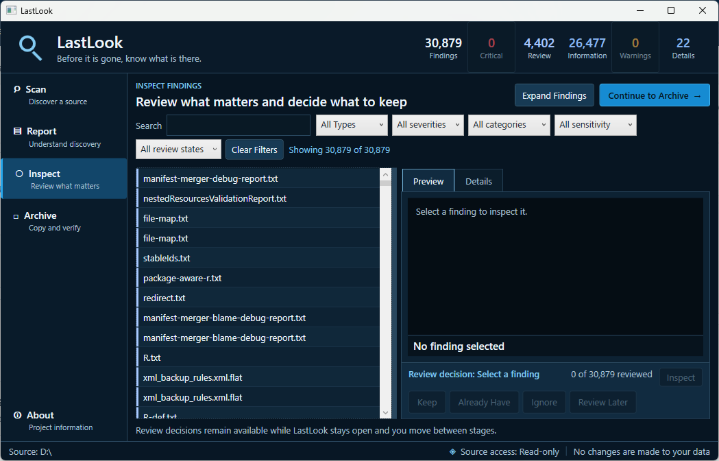 LastLook Inspect